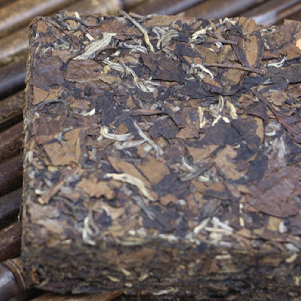 Shou Mei White Tea Brick 500g Aged 2010 Ancient Chinese Loose Health