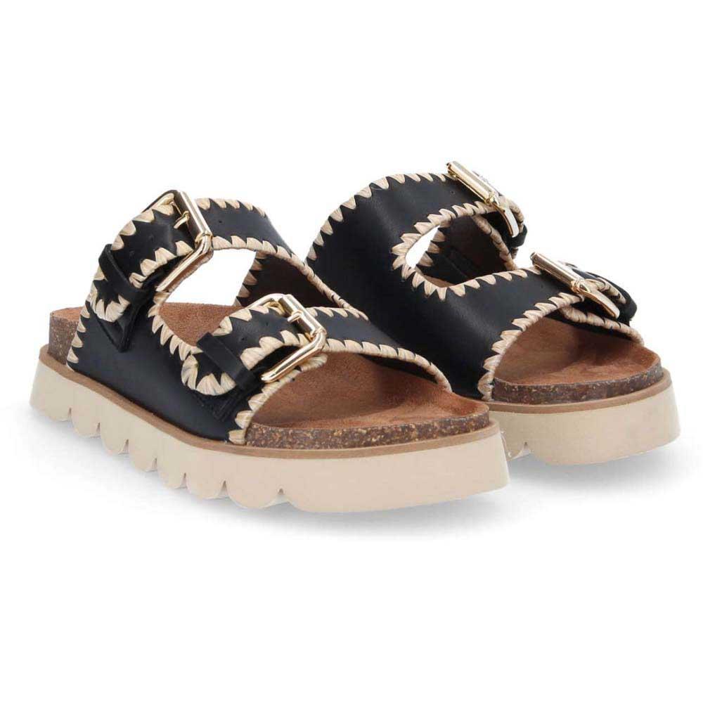 No-name mules leather black