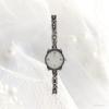 Fieldwork Analog Watch with Antique Metal Band and Accessory Amel Antique Women's Buckle, Silver, JN032-4