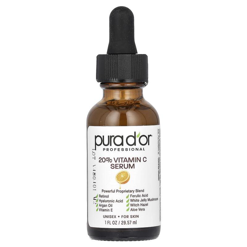 Professional, 20% Vitamin C Serum, 1 fl oz (29.57 ml)