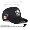 Herren Mexikanische Flagge König der Löwen Bestickte Baseballkappe Mesh-Hut Outdoor Verstellbar Sonnenschutz Freizeit Hut Frühling Herbst Reise Tourismus Strandurlaub