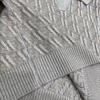 Silk-Cashmere Blend Jacquard Knit Top & Pencil Skirt Set for Women