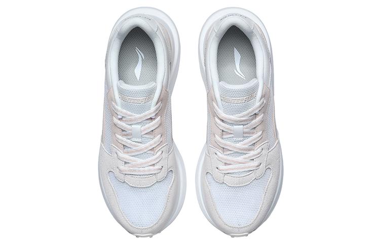 Li Ning CF Casual Shoes Women's Low Top White/Pink AGCR210-1