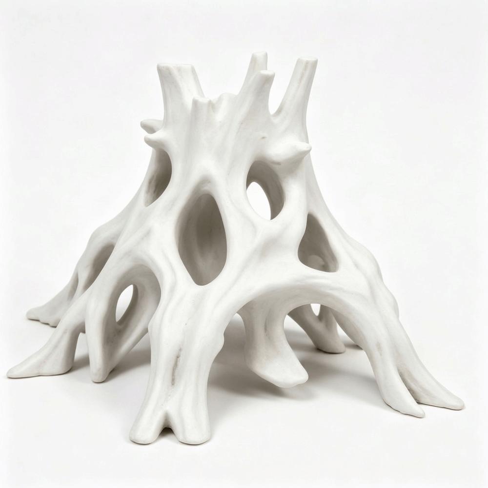 3D Printed Aquarium Fish Shelter Tree Trunk Driftwood Landscape Hermit Crabs Habitat
