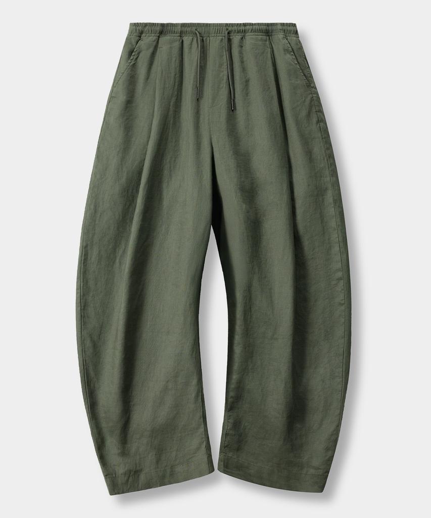 Dimiteulibeullaeg [10Th Anniversary Special] © Everyone'S 100% Linen Curved Pants_3 Colors