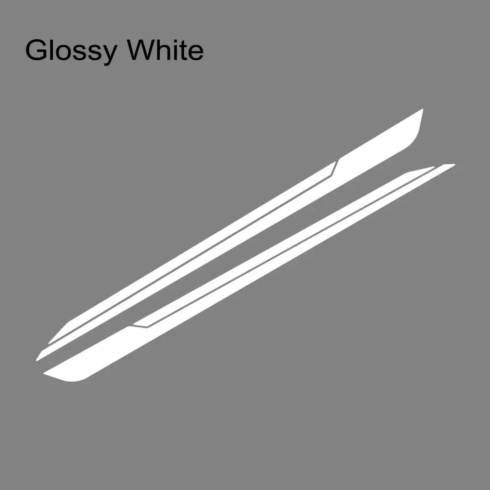 2PCS Car Long Striped Door Side Skirts Stickers Car Vinyl Decals Car Body Decoration Stickers Accessories For Skoda Fabia MK3