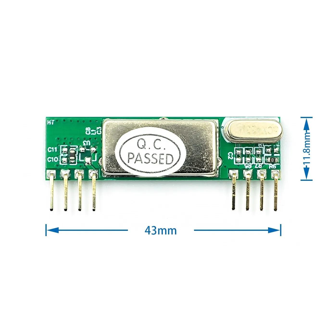 

1pcs RXB6 433Mhz Superheterodyne Wireless Receiver Module ARM AVR білий