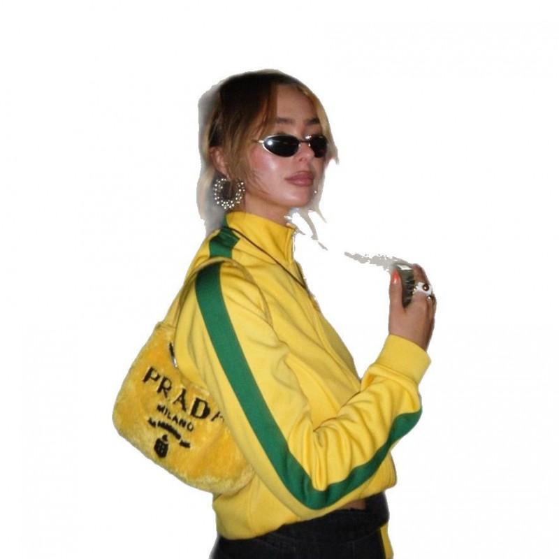 Womens Hooded Zip-Up Sweatshirt With Geometric Print Embroidery Y2K Streetwear Style