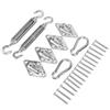 Outdoor Camping Stainless Steel Rhombus Door Buckle Awning Hook Sunshade Tool Accessory