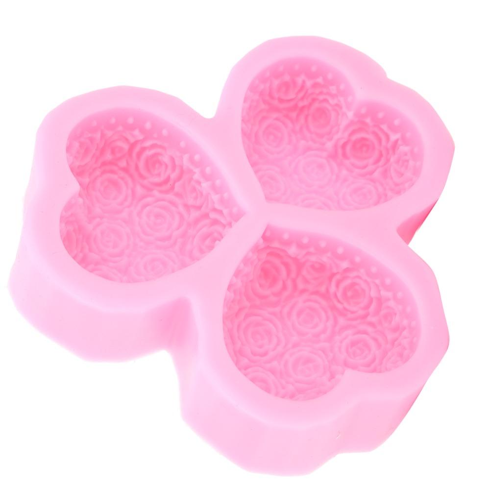 Silicone Material Rose Flower Mold Rose Flower Shape Chocolate Mould Cake Mould Cake Decoration