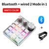 2.4G Customize Bluetooth 3 Modes USB Custom Mechanical Keyboard with Knob Volume Button Knob Programming Macro Gaming 16 Key Key