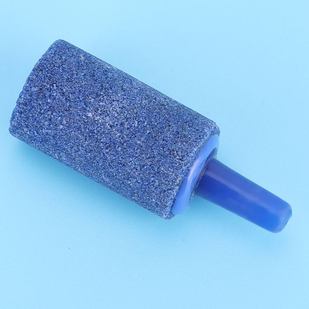 20 STÜCKE Blauer Sandstein Zylinderform Aquarium Belüftung Luftstein Fischtank Sauerstoffpumpe Blubbersteine