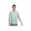 Moda Esportiva Respirável Confortável Macia Amigável à Pele Camiseta de Manga Curta Masculina Tops Verde-Oliva AJ7566-309