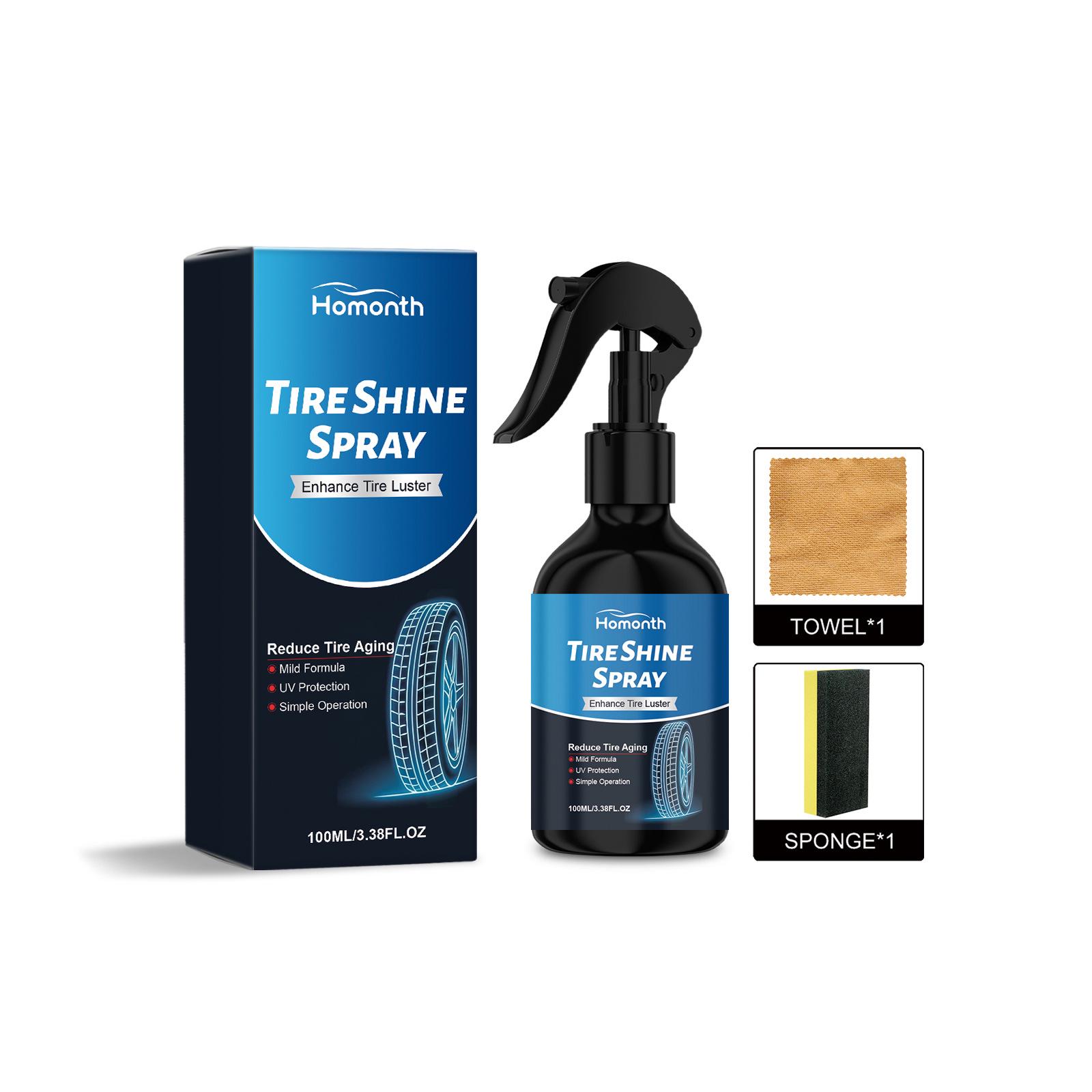 HOMONTH Tire Shine: Daily Tire Cleaner & Polishing Agent