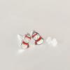 European Elk Snowman Christmas Earrings