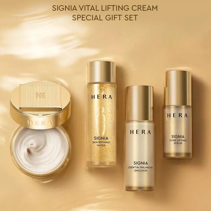 

Hera Signia Vital Lifting Cream Special Gift Set Korean Luxe Brand Store