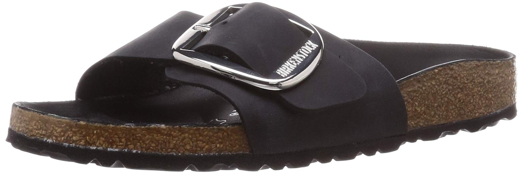 

Birkenstock Madrid BigBuckle Narrow Size 23cm Sandals, Women s, Black, [Used] чёрный