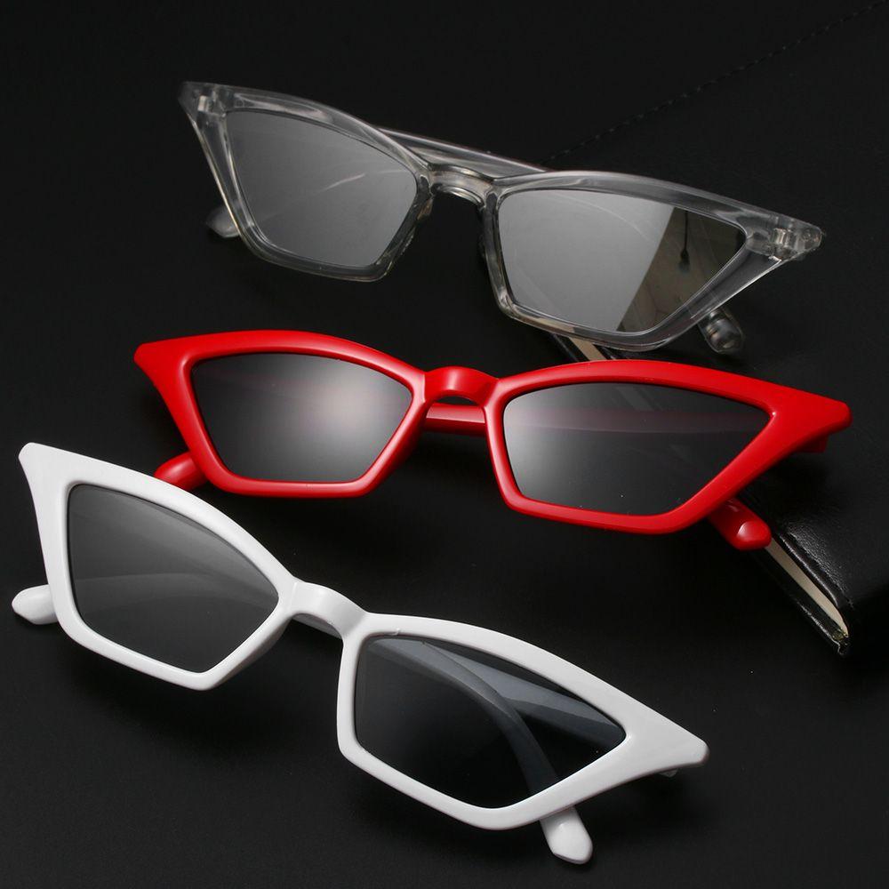 

Glasses UV400 Sun Shades Small Frame Sunglasses Vintage Cat Eye Color 8
