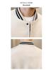 2024 Unisex Retro Baseball Jacket with White Stripes