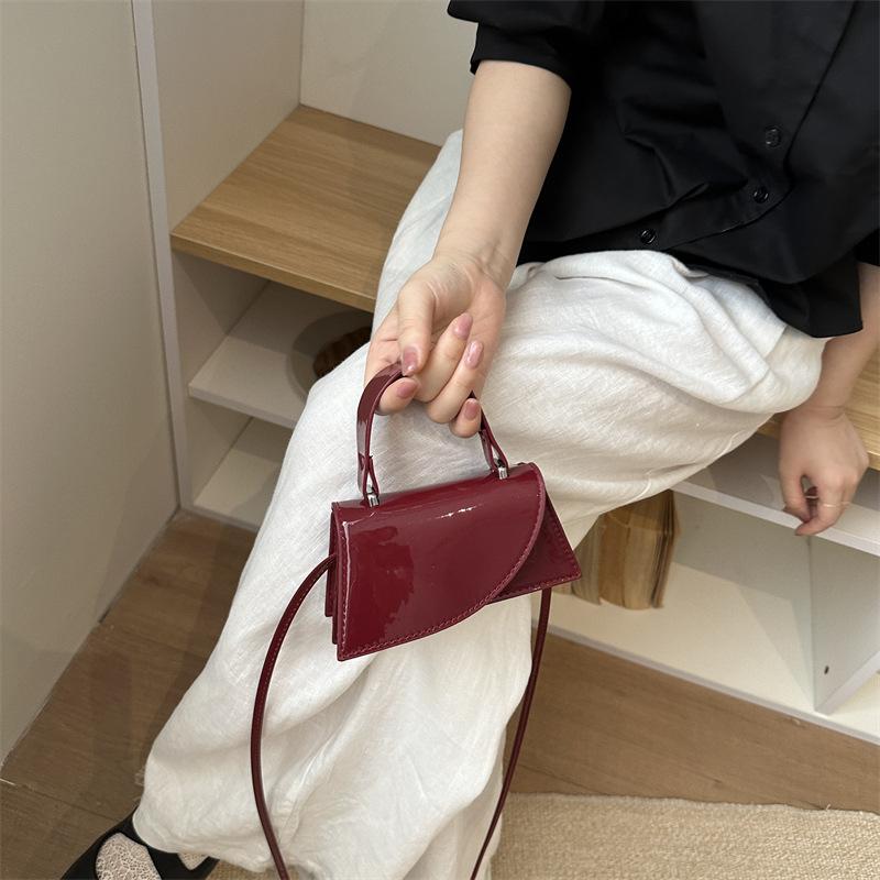 Women Fashion Simple Retro Handbag Korean Style Shoulder Crossbody Small Square Bag