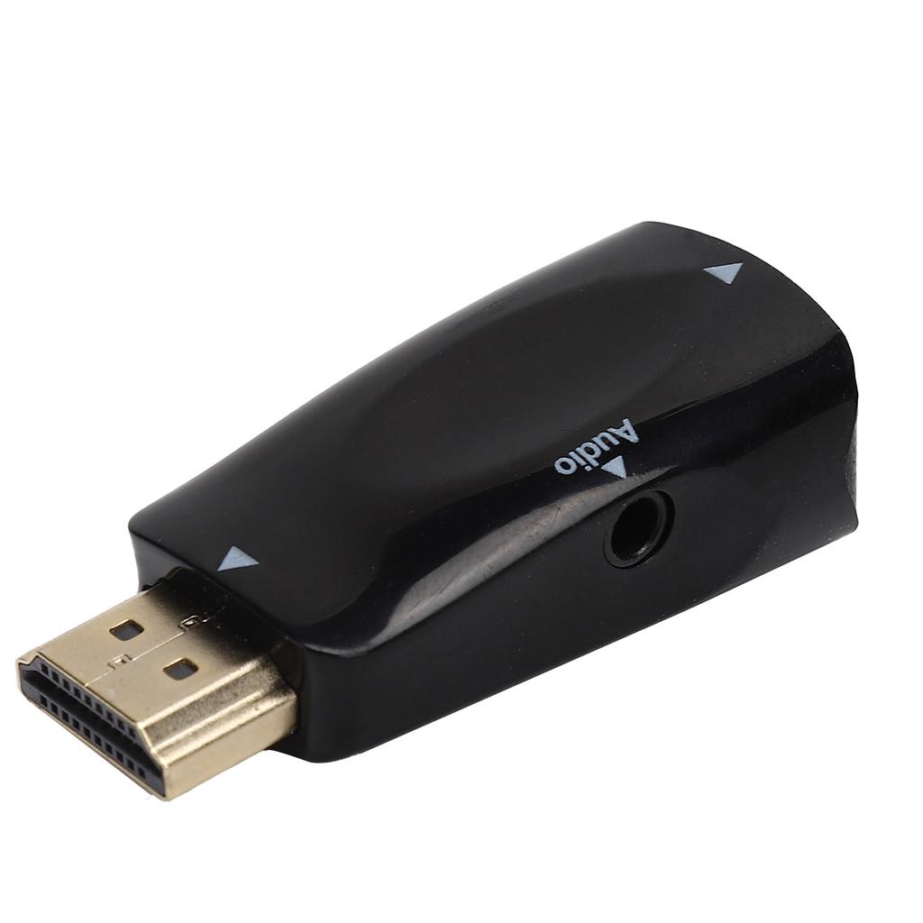 1080P HD Multimedia Interface Male To VGA Female Adapter Converter with Audio Cable