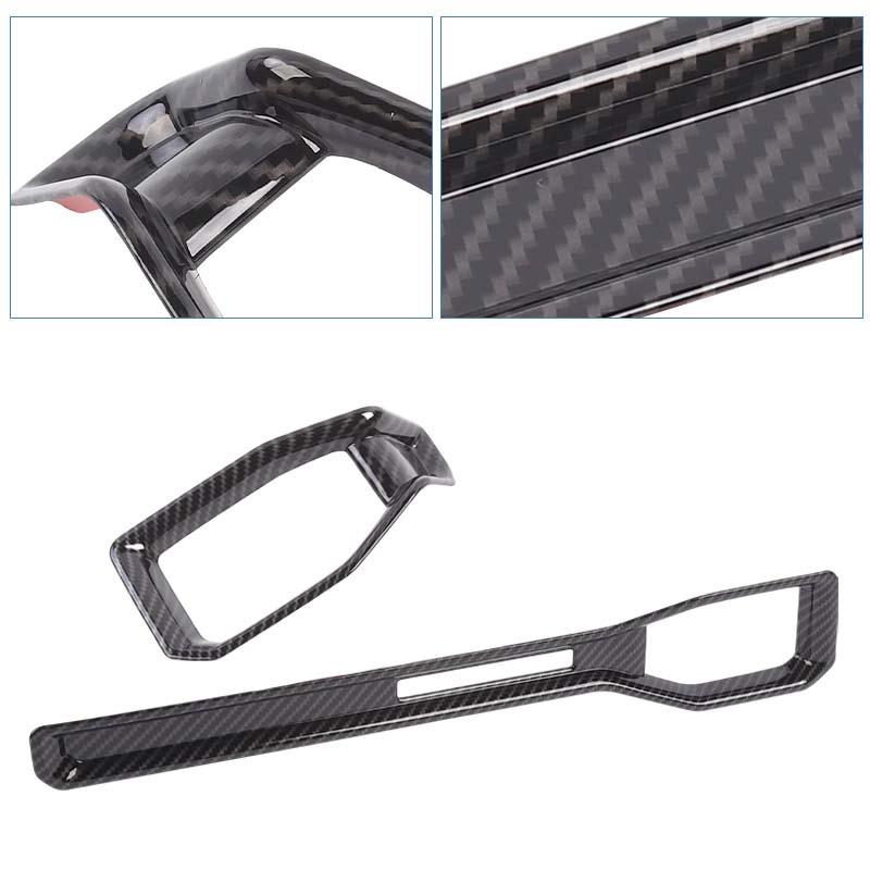 ABS Center Console Air Conditioning Vent Decoration Protective Cover Sticker Fit For Ford Mustang 2024 Up Car Interior Accessories