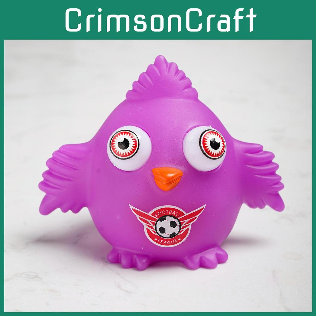 Purple Animal Bird Shaped Stress Toy Sensory Play Parent Children Gift Bonding