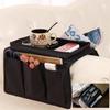 Sofa with Cup Holder No-Slip Couch Sofa Armrest Organiser Couch Remote Control Holder (Black)