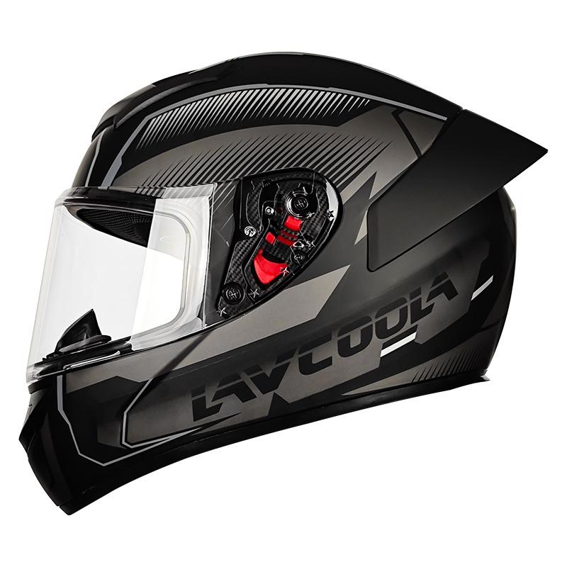 Motorcycle helmet winter riding men's and women's locomotive full helmet winter electric motorcycle helmet