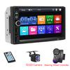 Car Radio 2 Din Bluetooth HD 7" Multimedia MP5 Player Touch Screen FM USB ISO Power Aux Input Support Rear View Camera Car Navigation Screen Dashcam