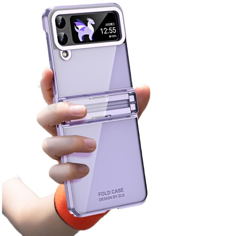 Flip Phone Case Galaxy Z 4 3 Clear Plating Hinge Protection Shockproof Folding Cover