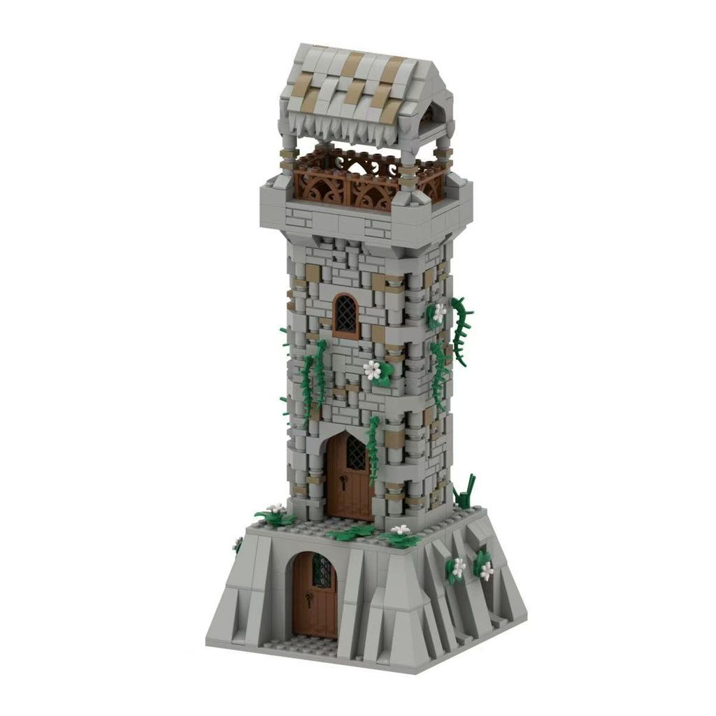 Medieval Castle Building Blocks Set Knight Outpost Creative Model Bricks Kit Educational Construction Toys for Boys Kids