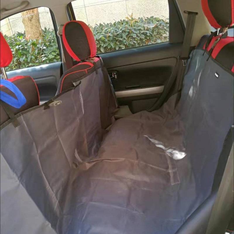 Coussin de siège arrière pour animaux de compagnie monté sur voiture, coussin imperméable pour chien, coussin arrière résistant à l'usure et aux morsures pour chien de voiture