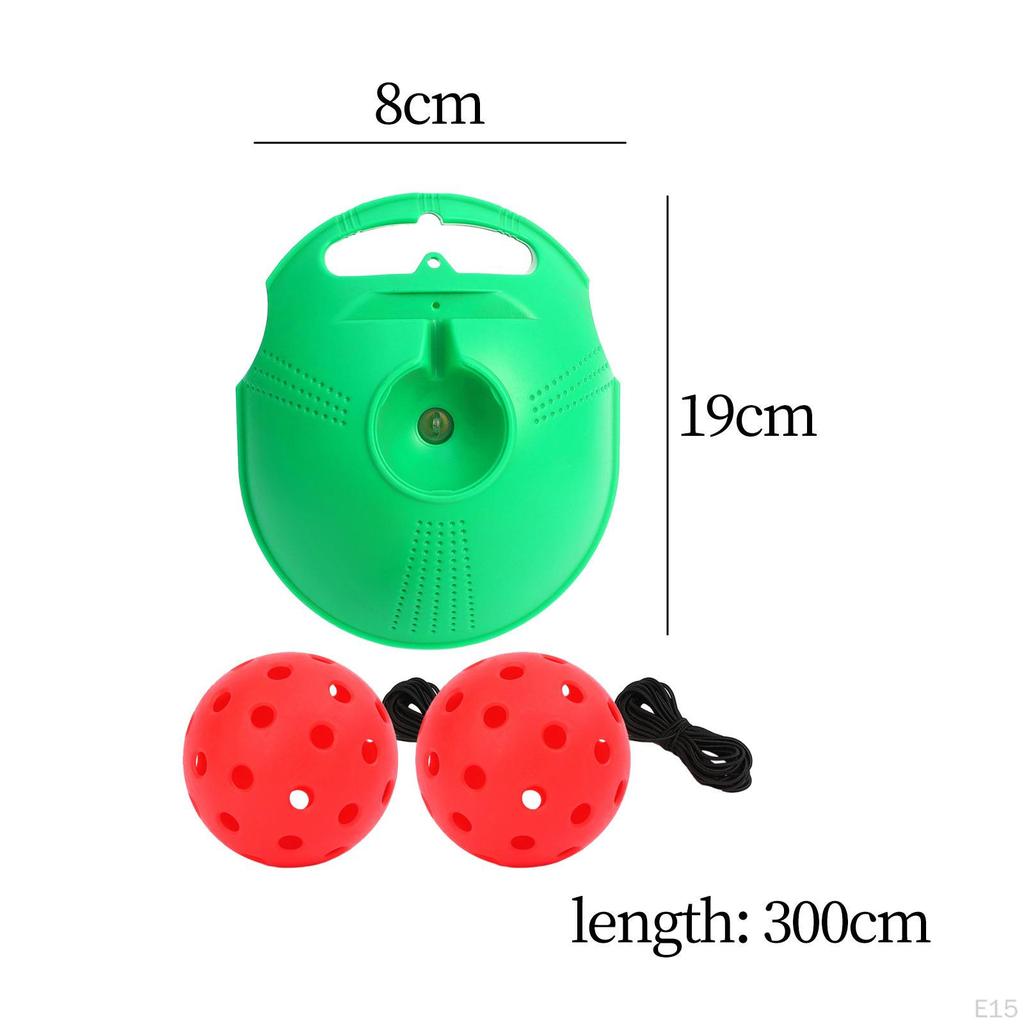 Pickleball Training Tool with Ball Rope Enhances Skills Self Study Sports