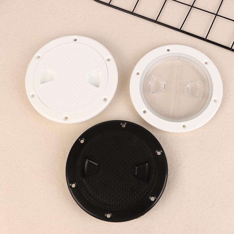 Capac rotund antiderapant pentru punte, 4/6/8 inch, pentru inspecția orificiilor de inspecție a trapei, pentru barca, pentru iahturi