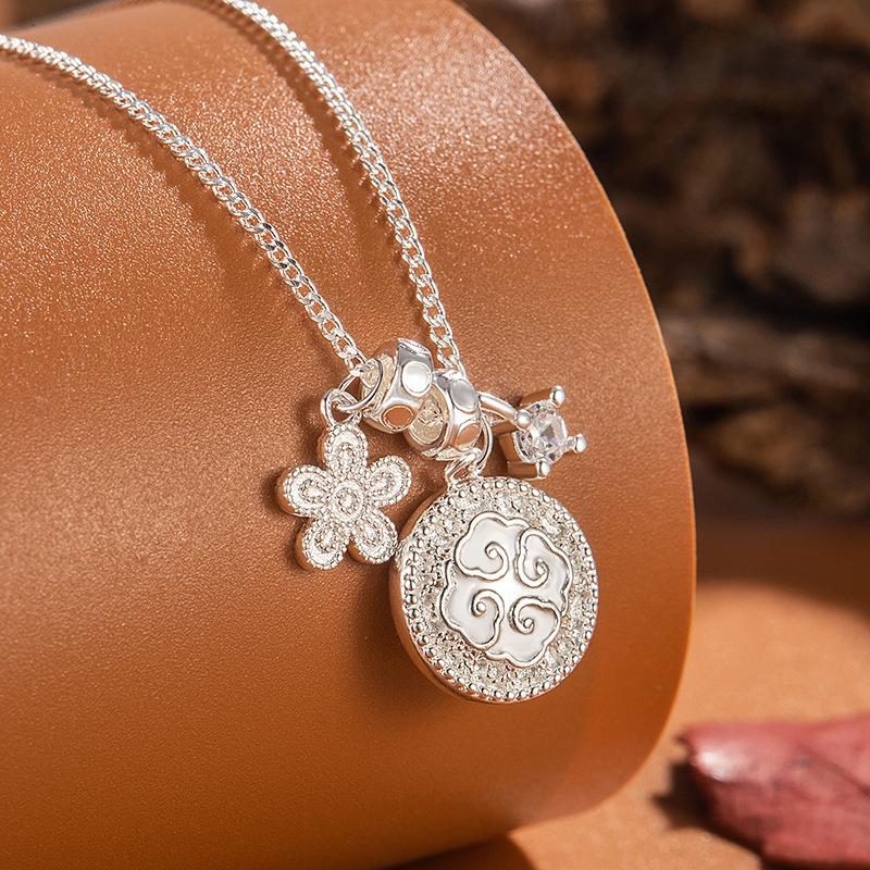 Элегантное французское цветочное компасное колье на ключицу – Роскошное, универсальное, изысканное ажурное design для женщин Copper