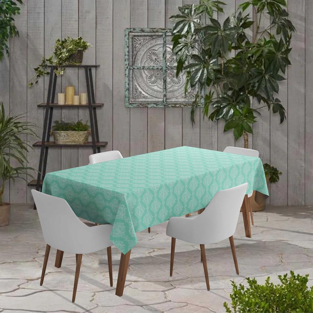 Vargottam Indoor Outdoor  Tablecloth  58x102 Inch  Rectangle  Tablecloth Waterproof Patio  Table  Cloths- Spring Summer  Table