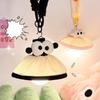 New Wind Chimes Dopamine Night Light Colorful Plush Hanging Lantern LED Chandelier for Home Decoration