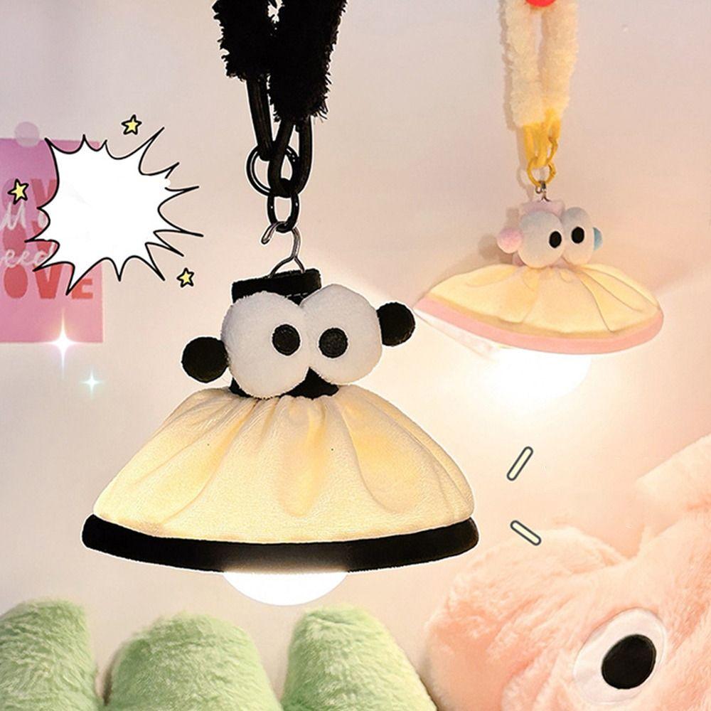 New Wind Chimes Dopamine Night Light Colorful Plush Hanging Lantern LED Chandelier for Home Decoration