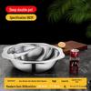 Edelstahl geteilter Hot Pot
