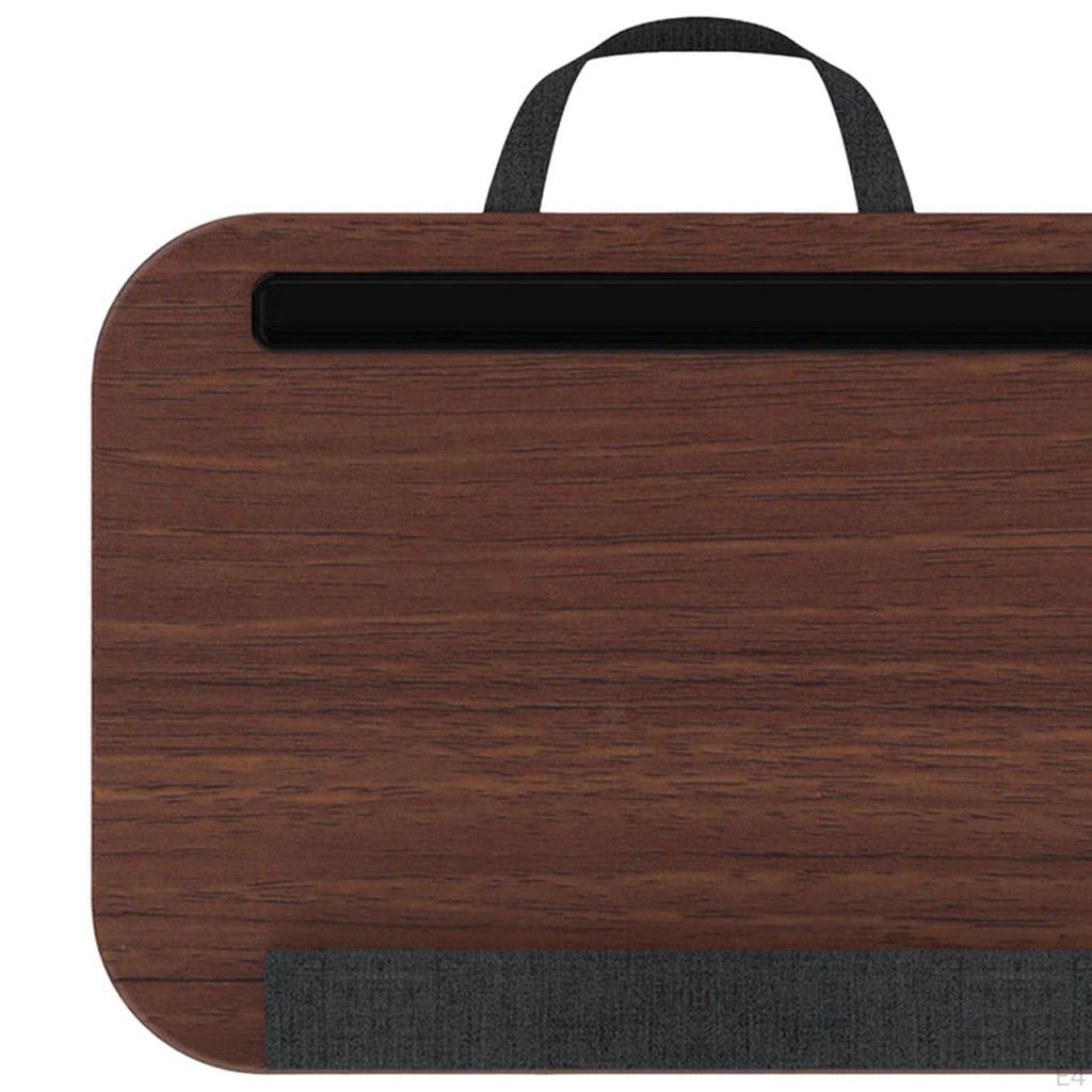 Laptop Lap Desk Computer Table Stand with Wrist Pad for Knees Office Tablet