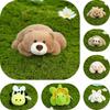 Animals Cartoon Plush Toy Room Decoration Rabbit Pig Dog Sloth Bear Dragon Bee
