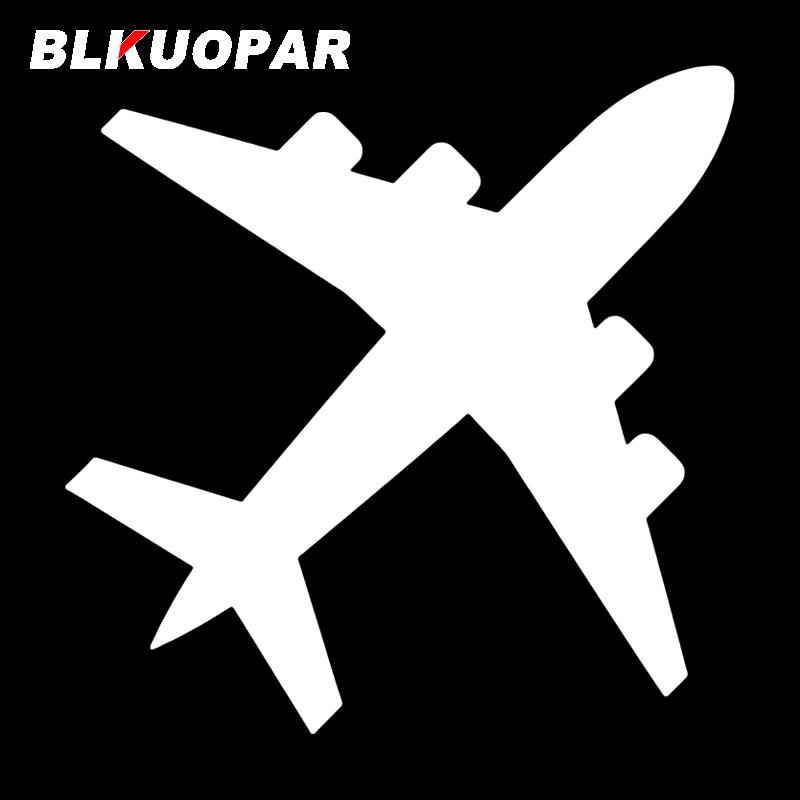 BLKUOPAR for Aircraft Car Stickers Fashionable Personality Decals Simple Refrigerator Windshield Decor Car Door Protector