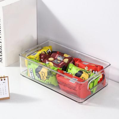 Contenitori Organizzatori per Frigorifero Più Spessi Trasparenti ad Alta Visibilità per Dispensa Frigo Congelatore Contenitori per Alimenti con Manico per Casa