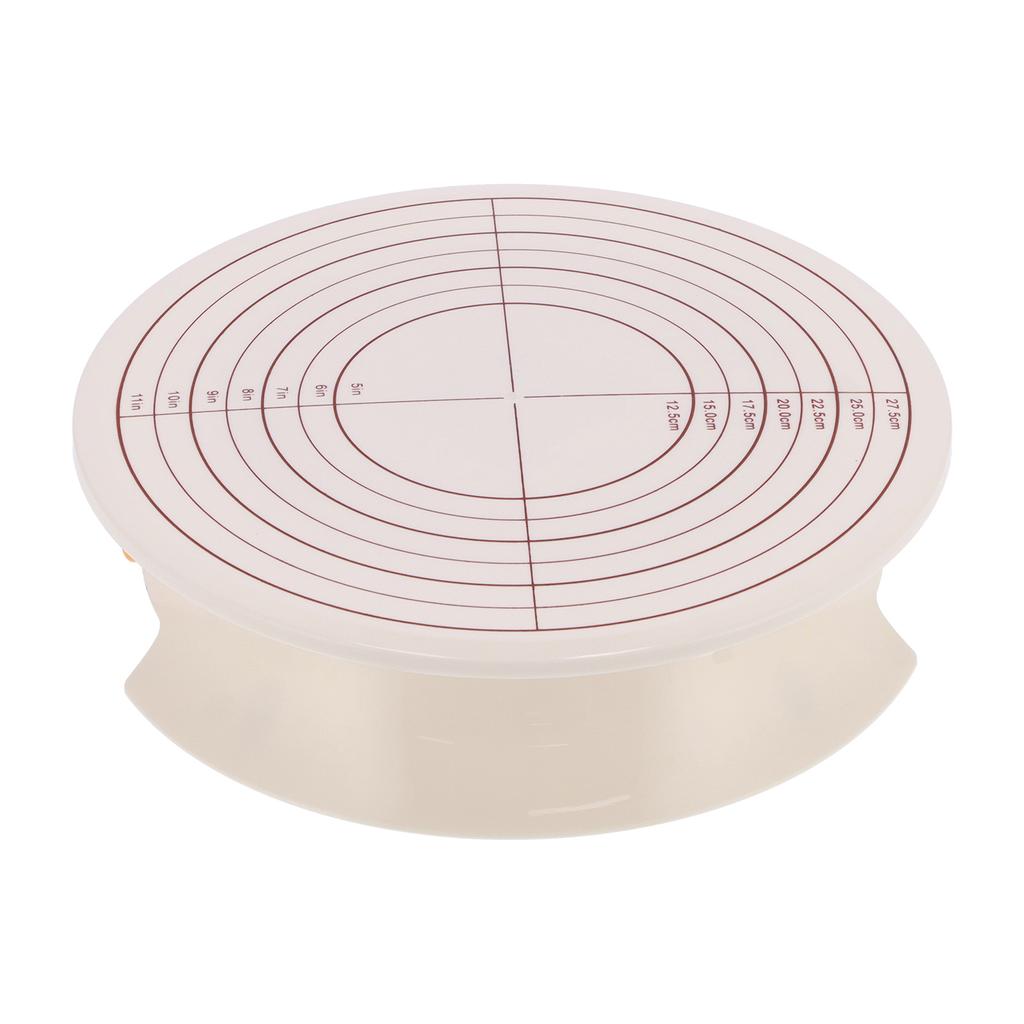 DIY Kuchen Drehteller Basis Rutschfest Drehbar Kuchen Dekorierständer Backwerkzeug mit Skala