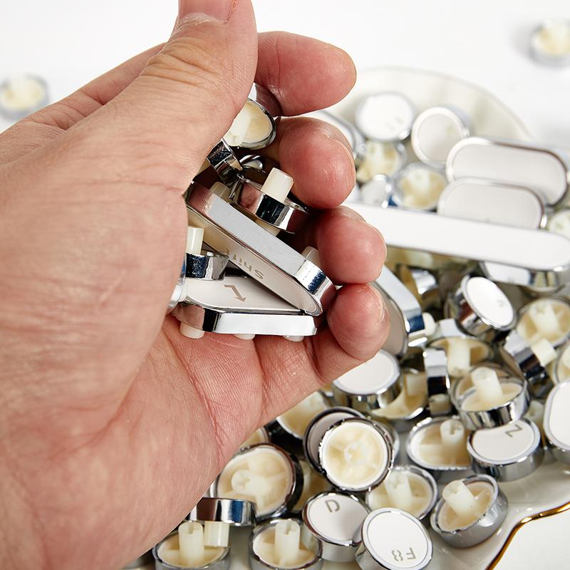 Teclado mecánico retroiluminado con teclas redondas Retro de 104 teclas doble S Diy