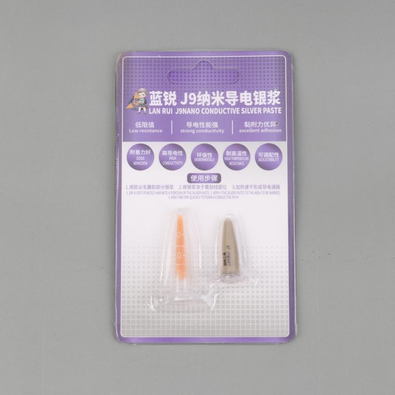 

J9 Нанопроводящая серебряная паста Низкое сопротивление Для кабеля линии мобильного телефона Инструмент для ремонта экрана