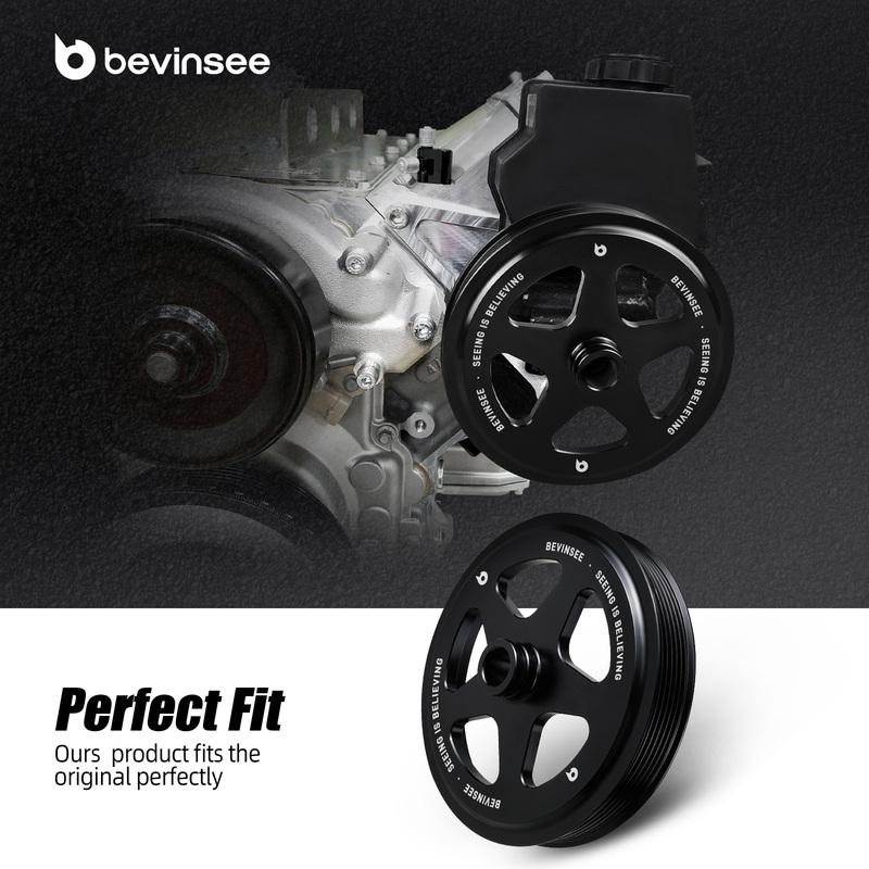 For LS1 Power Steering Pump Pulley, for Camaro for Firebird 98-02 V8 LS1 Engine, Replace for 12559885