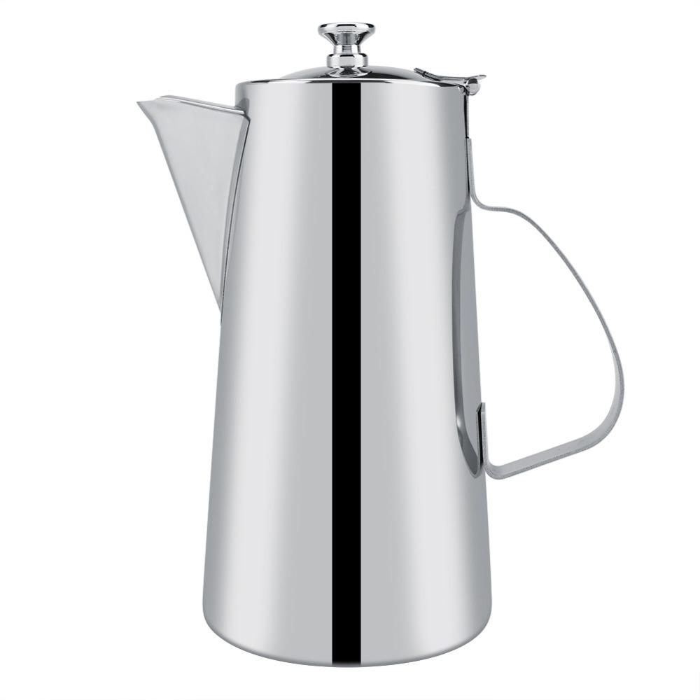2 Liter Capacity Stainless Steel Teapot With Handle Thickened Material Stainless Steel Tea Kettle Large Capacity
