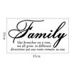 Quote Wall Sticker Removable Waterproof 45*30cm Art Black Decals Decor Family Home Office PVC Fashion New Unique